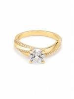 Anillo Idee Preziose dal 1987 Mujer in Oro amarillo Zircone IP.AK18G/89